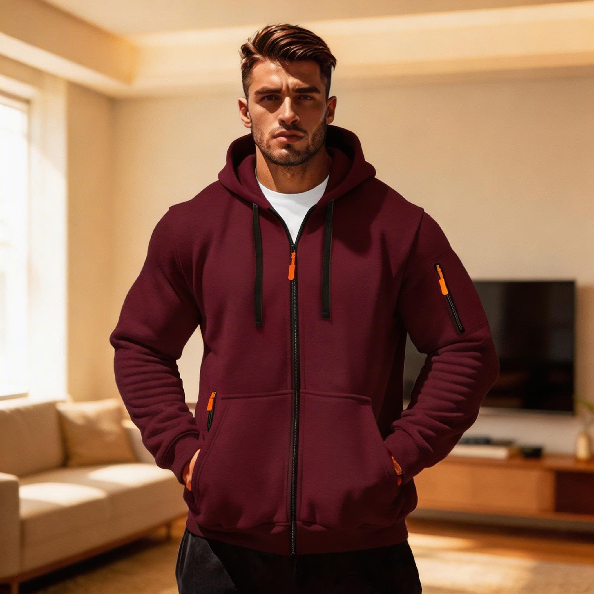 Luxury Casual Urban Hoodie - Precision Tailored for Men