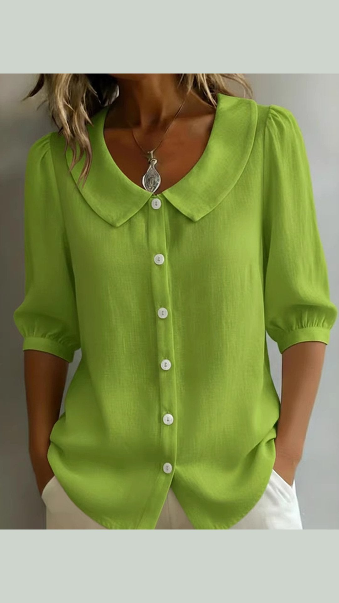 🌸 THE VINTAGE BABYDOLL BLOUSE: PUFF SLEEVES, BREEZY COMFORT — YOUR NEW SUMMER OBSESSION 🌸