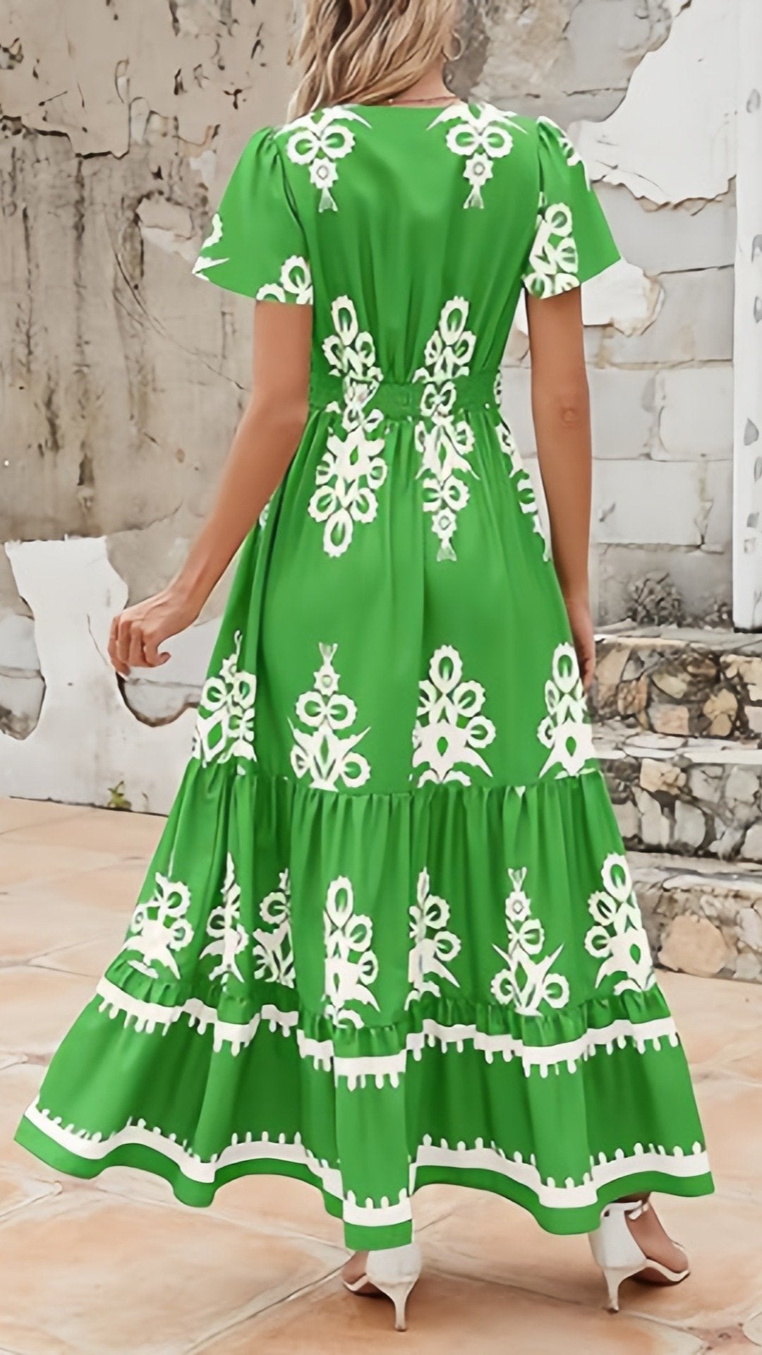 🌸 THE BELL SLEEVE BOHO MAXI: V-NECK, TIERED FLORALS, POCKETS — YOUR DREAM SUMMER DRESS HAS ARRIVED 🌸