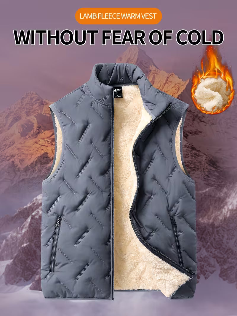 Men's Winter Warm Casual Quilted Vest