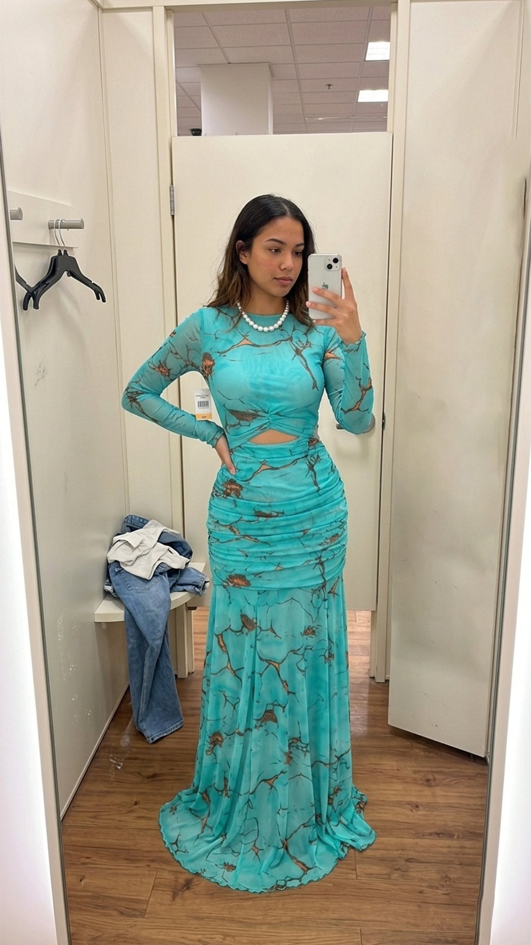 🧜‍♀️ THE MERMAID PRINT GOWN: FITTED SILHOUETTE, ALL-OVER DRAMA, UNFORGETTABLE ENTRANCES 🧜‍♀️