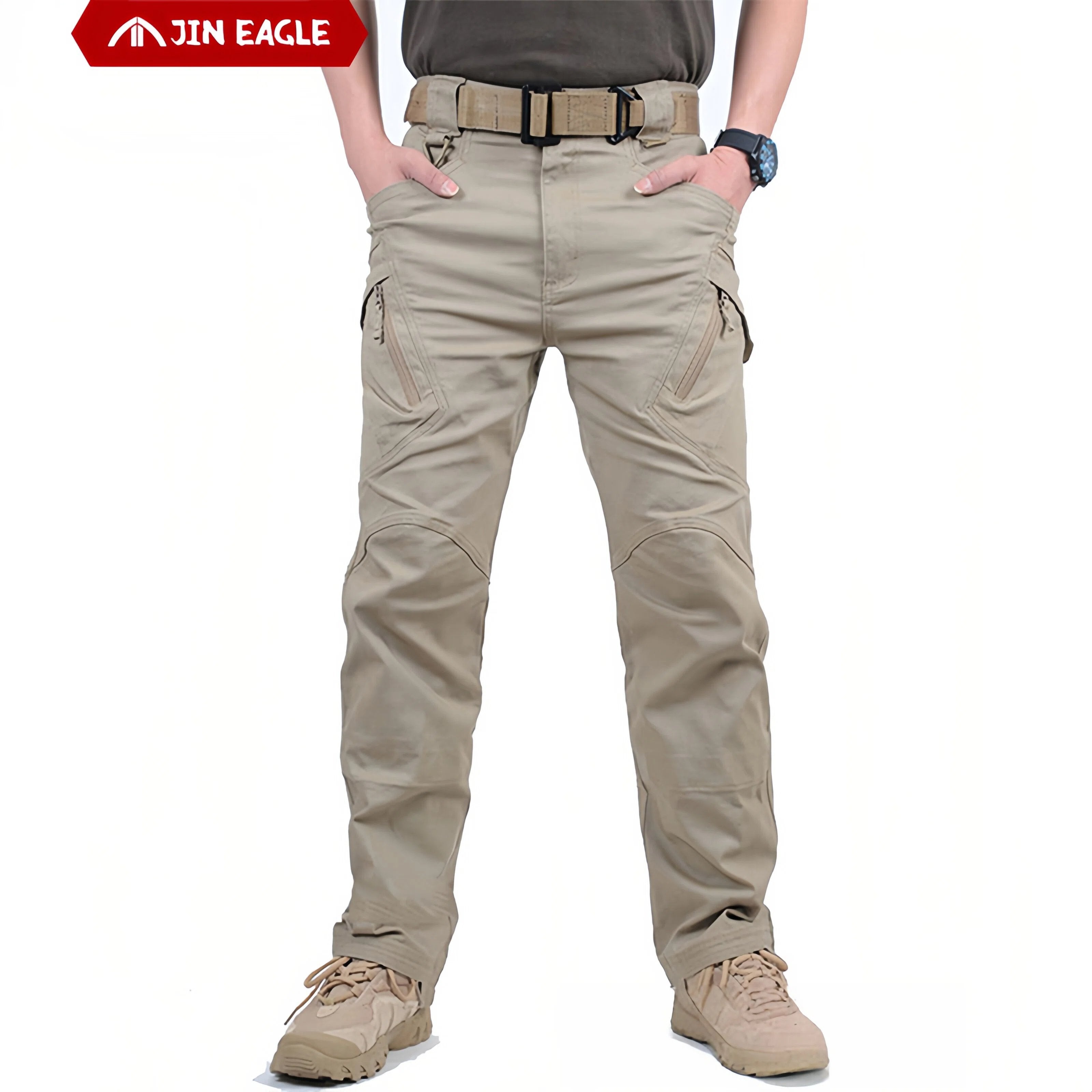 Men's Work Cargo Pants - Breathable, Quick-Dry & Water-Resistant Fabric