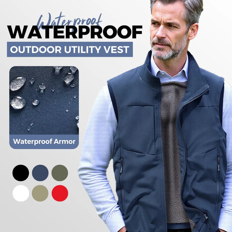 Men's Waterproof Tactical Utility Vest