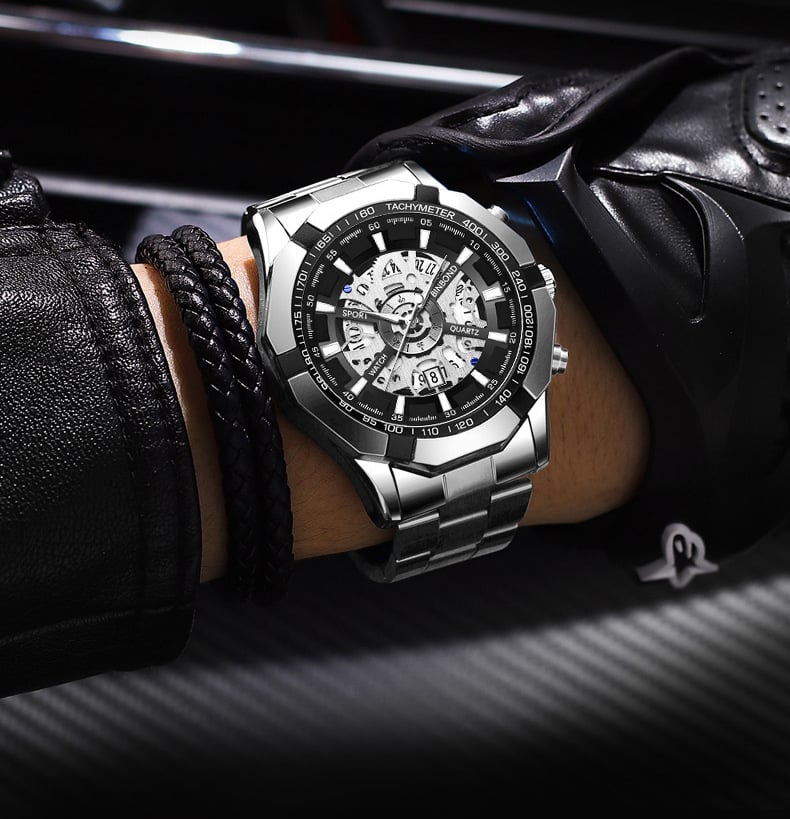 Water-Resistant Luminous Business Mechanical Men's Watch