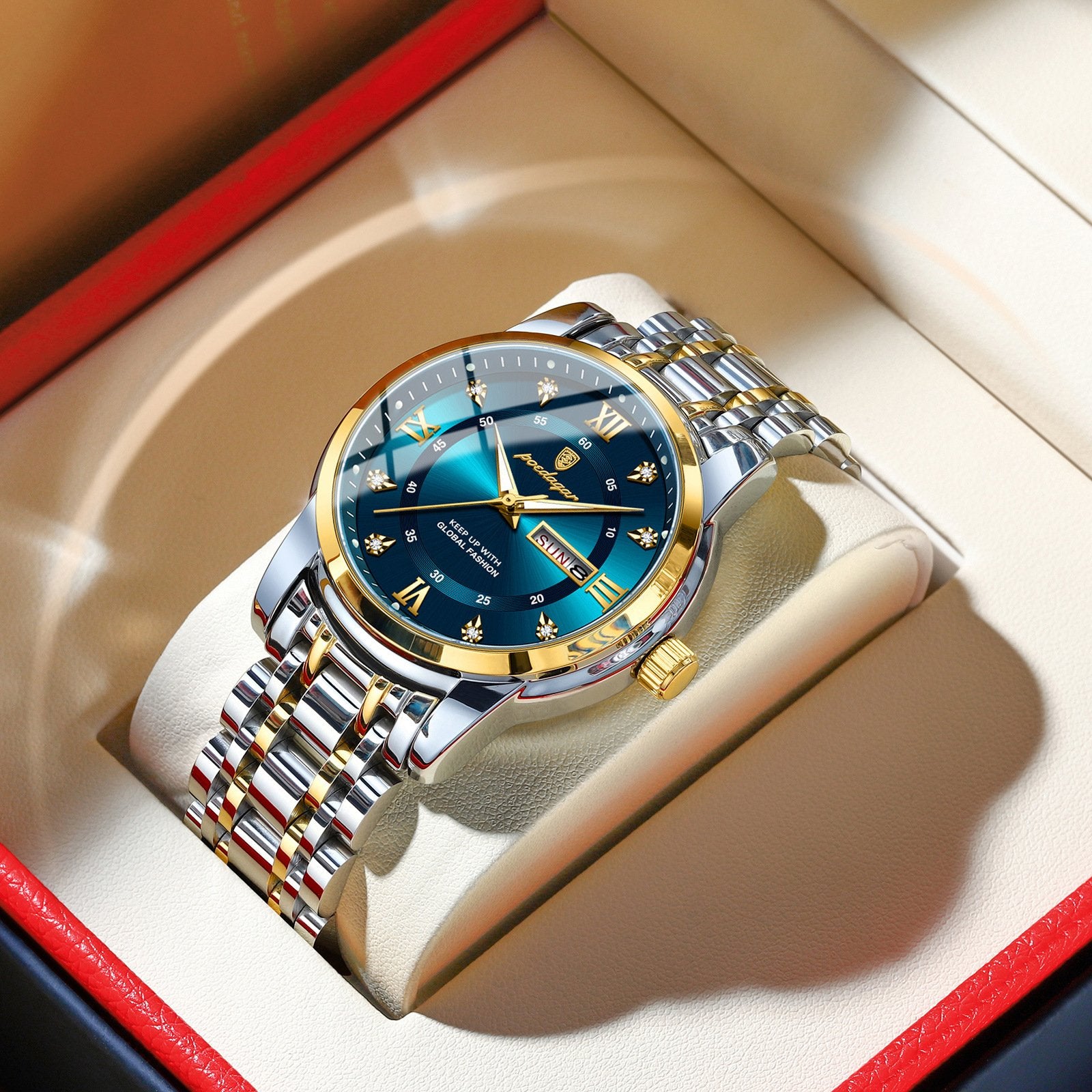 Men's casual business quartz watch