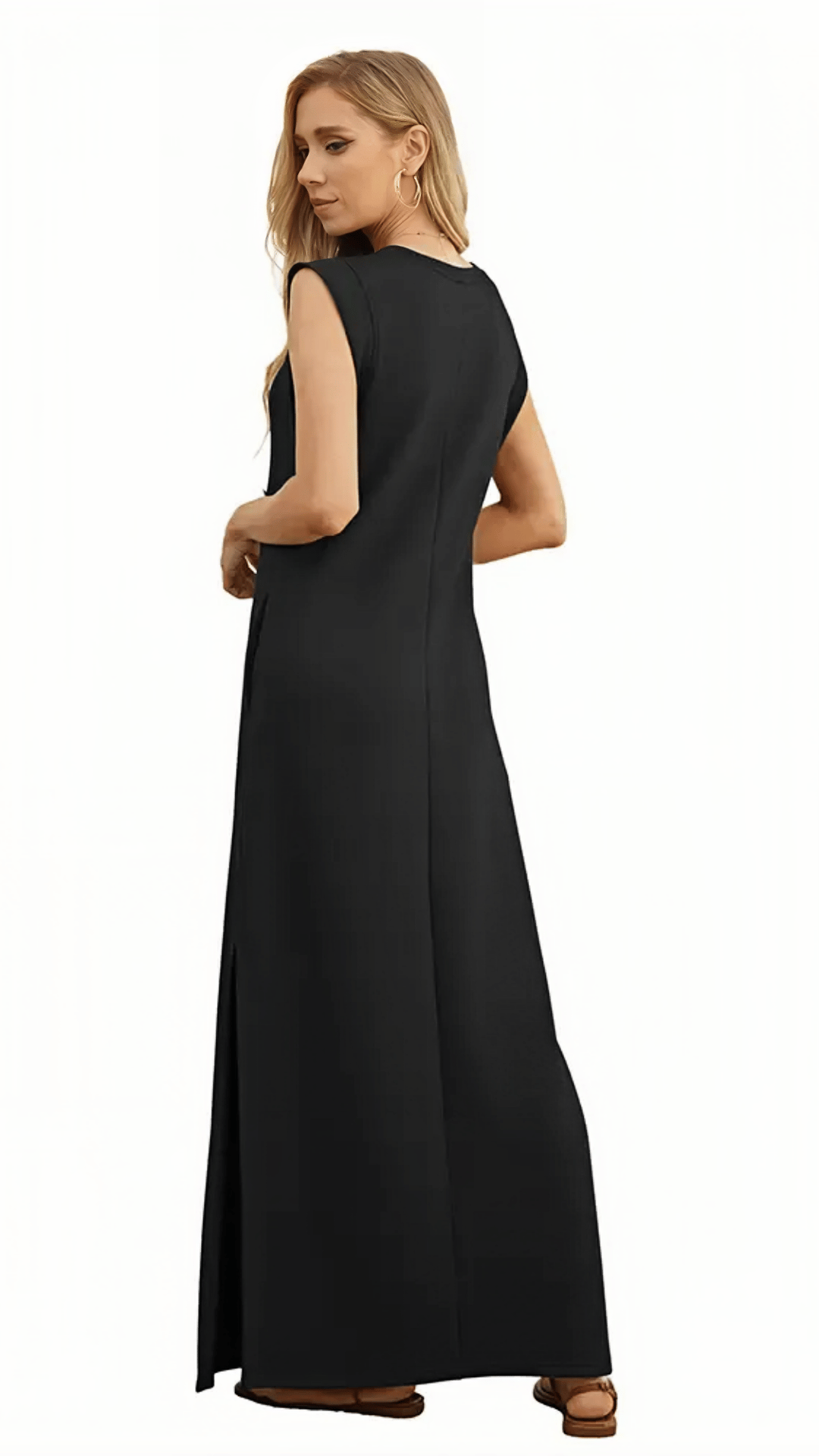 🌞 THE NO-WRINKLE VACATION MAXI: POCKETS, SIDE SPLIT, ARMS THAT LOOK AMAZING — YOUR SUMMER HOLIDAY HERO 🌞