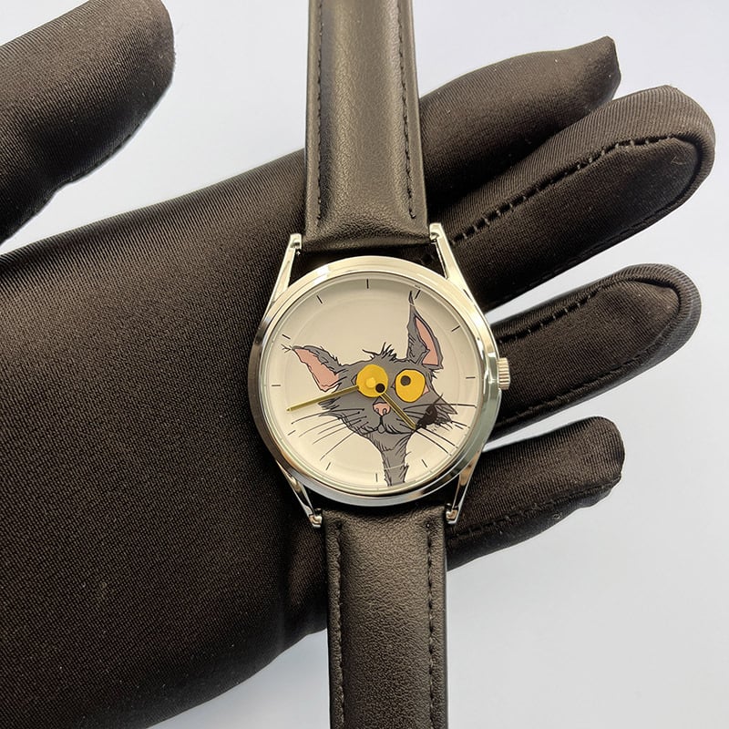 jokercat watch dial design CatMouseCreative Watch