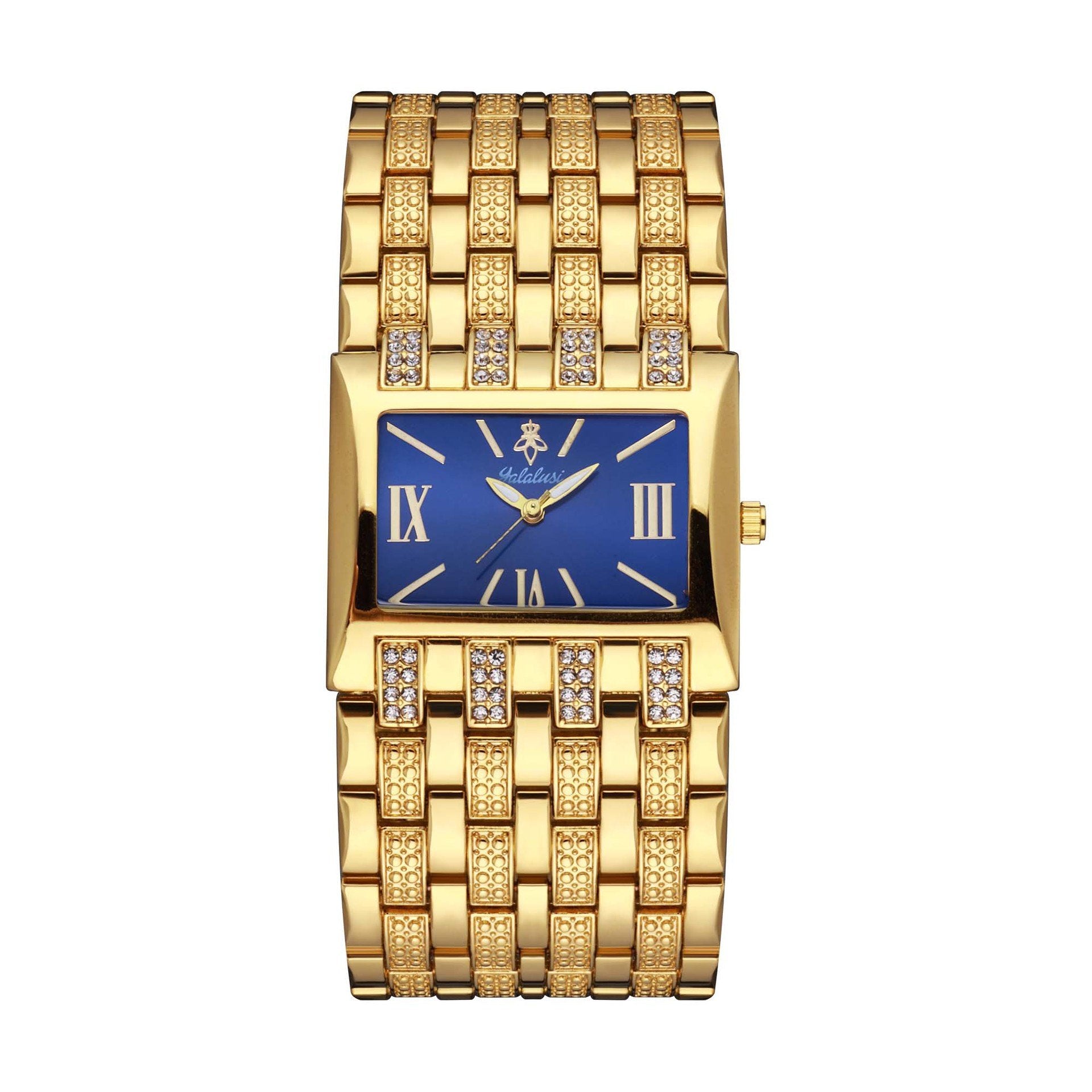 Luxury Diamond-Set Women's Watch with a Square Dial