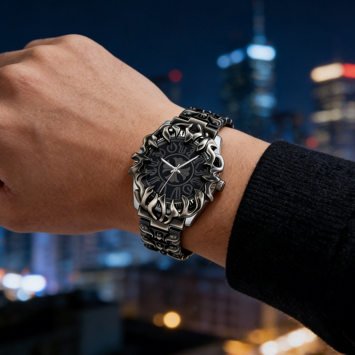 y2k Original Alien Claw-Inspired Crooks' Iris Quartz Watch: A Cross-Border Bestseller
