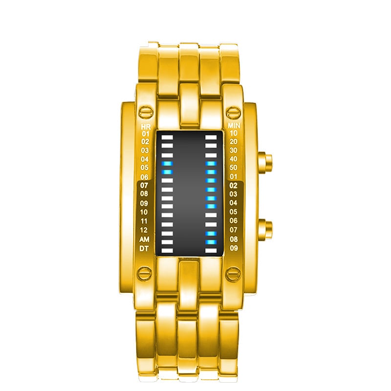 LED Iron Man Dual-Band Digital Watch