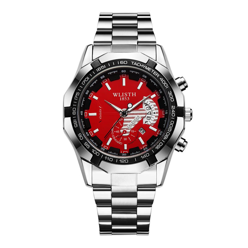 Waterproof luminous men's watch with calendar