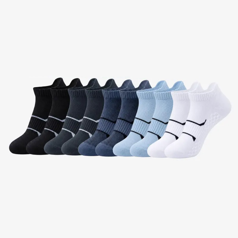 Men's 15-Pair Breathable Mesh Ankle Socks – Lightweight, Colorful, Comfortable Fit for Hiking & Fitness --- 15 Pairs for Just £18.98 & Free shipping!