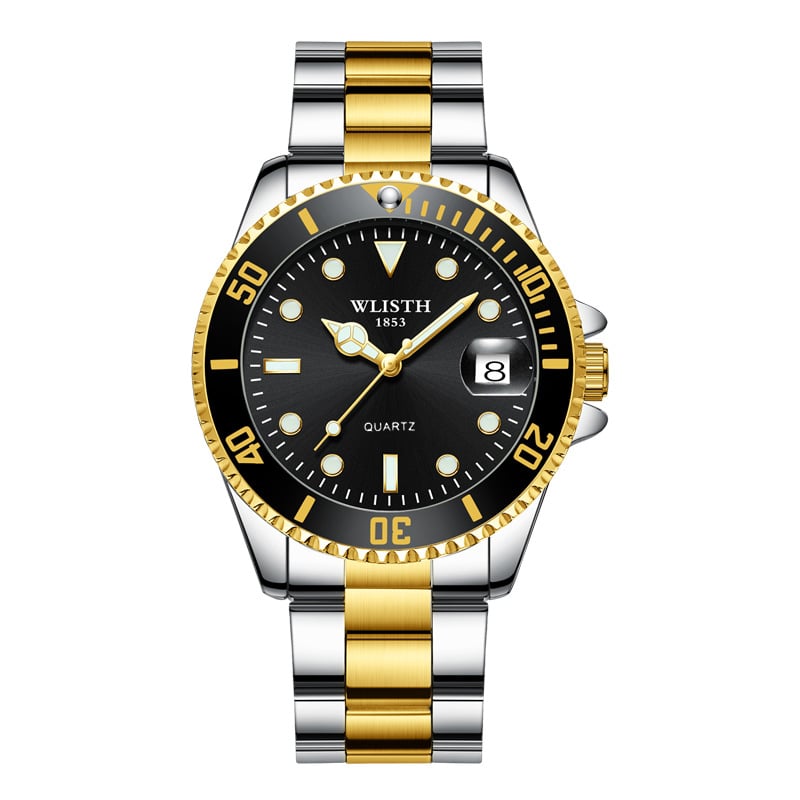 Luxury business watch, men's waterproof quartz watch