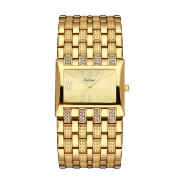 Luxury Diamond-Set Women's Watch with a Square Dial