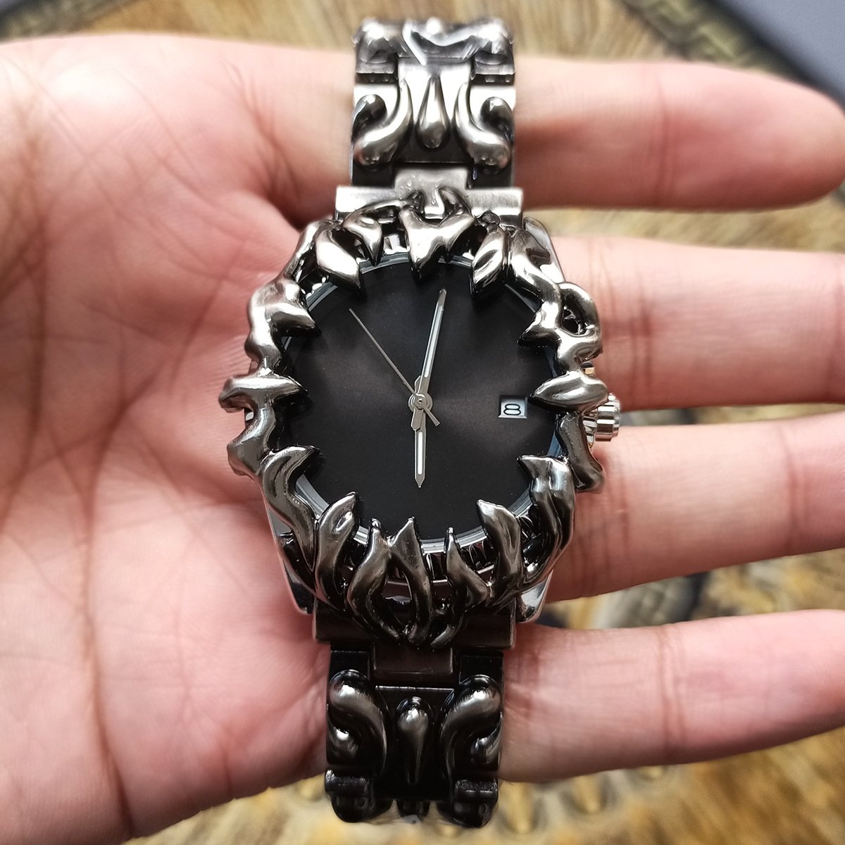 Men's Quartz Watch, Fashionable Luxury Alloy Watch, Calendar, Luminous