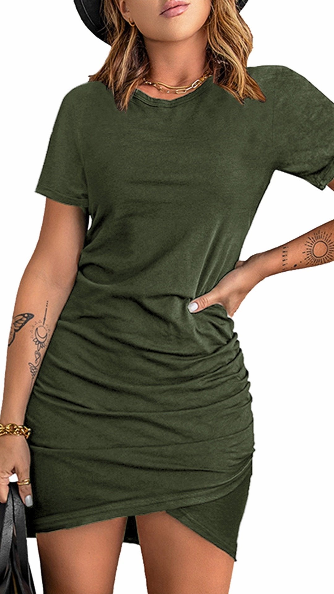 🎀 THE RUCHED WRAP DRESS: SHORT, BODYCON, STRETCHY — YOUR NEW SUMMER CONFIDENCE DRESS 🎀