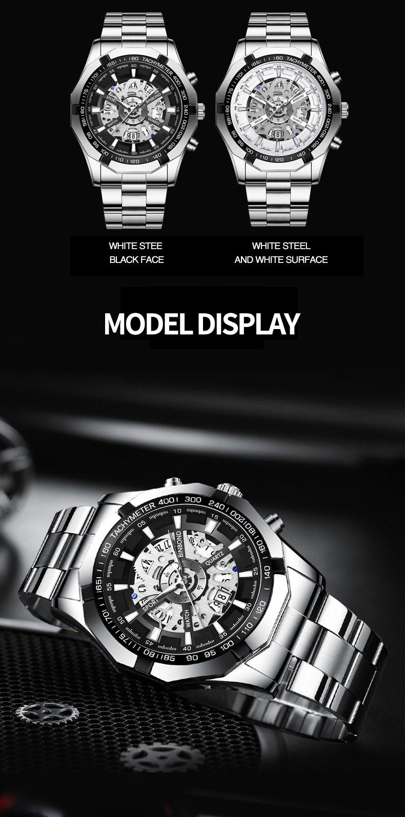 Water-Resistant Luminous Business Mechanical Men's Watch