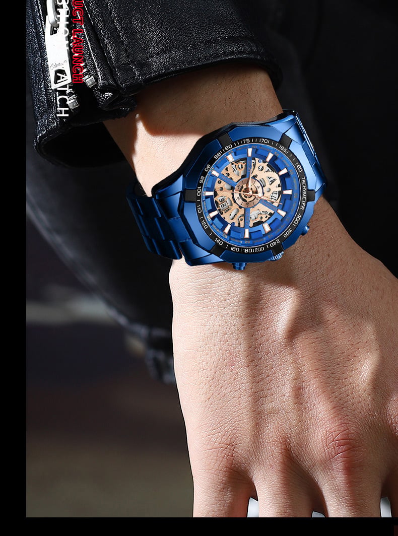 Water-Resistant Luminous Business Mechanical Men's Watch