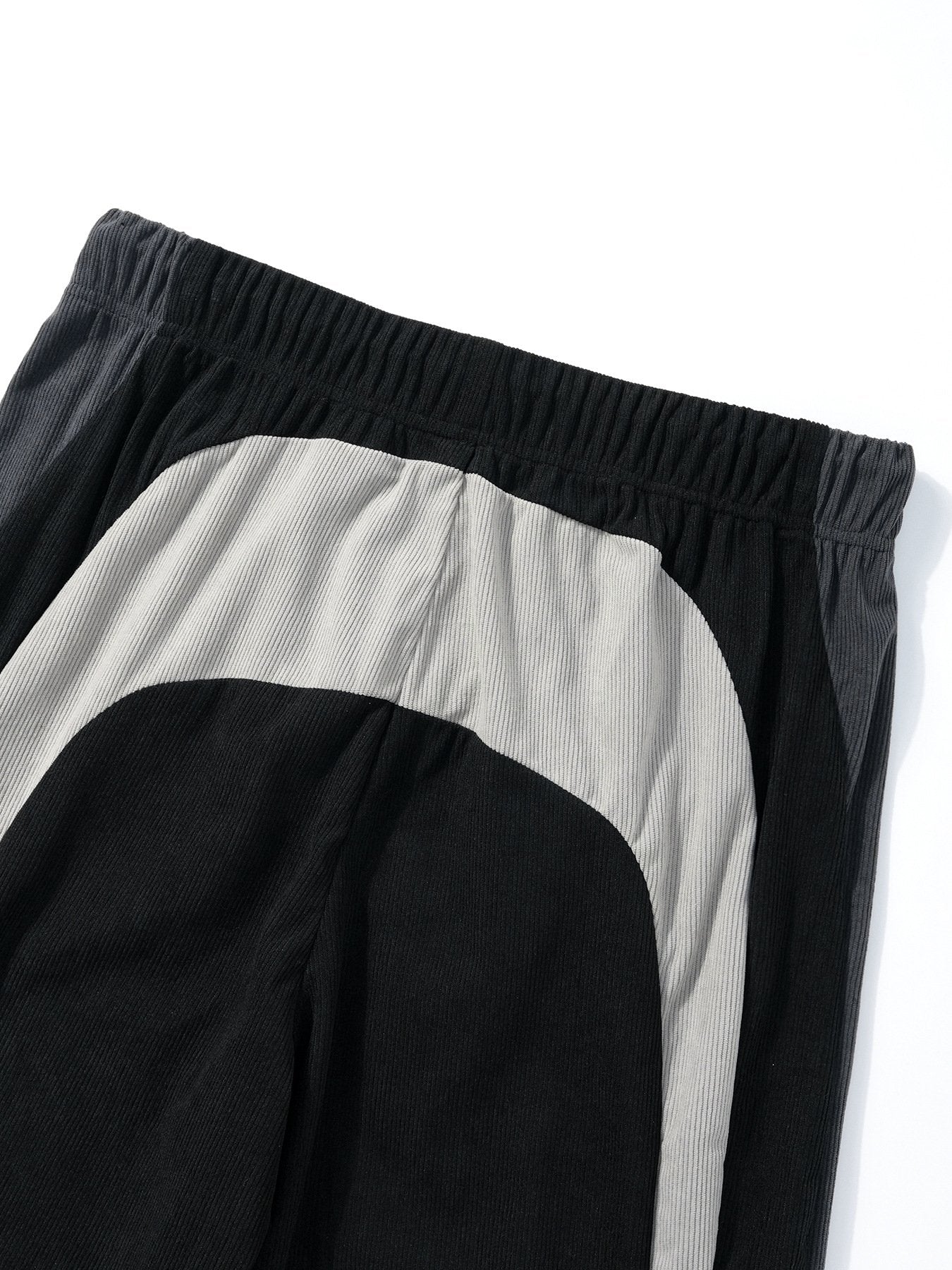 All-Season Men’s Casual Corduroy Pants: Comfortable Colorblock Straight Leg Design