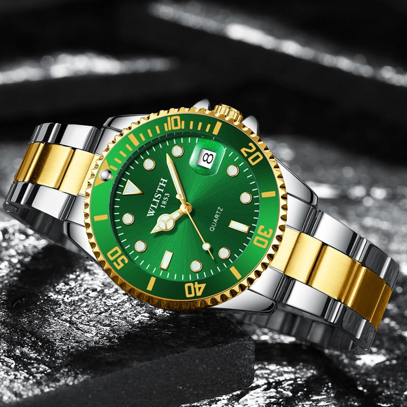 Luxury business watch, men's waterproof quartz watch
