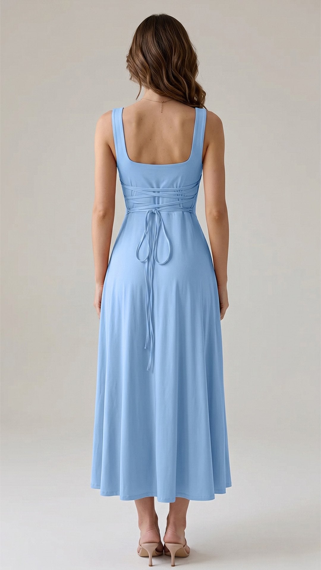 🌸 THE SQUARE POCKET DRESS: SLEEVELESS, A-LINE, BACK TIE — YOUR NEW FAVOURITE FOR EVERY SUNNY DAY 🌸