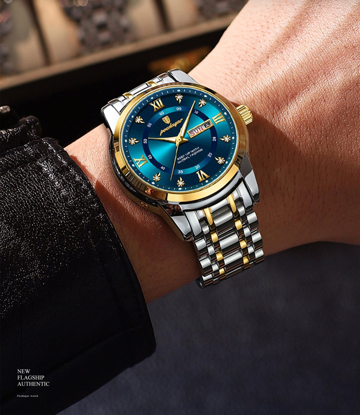 Men's casual business quartz watch