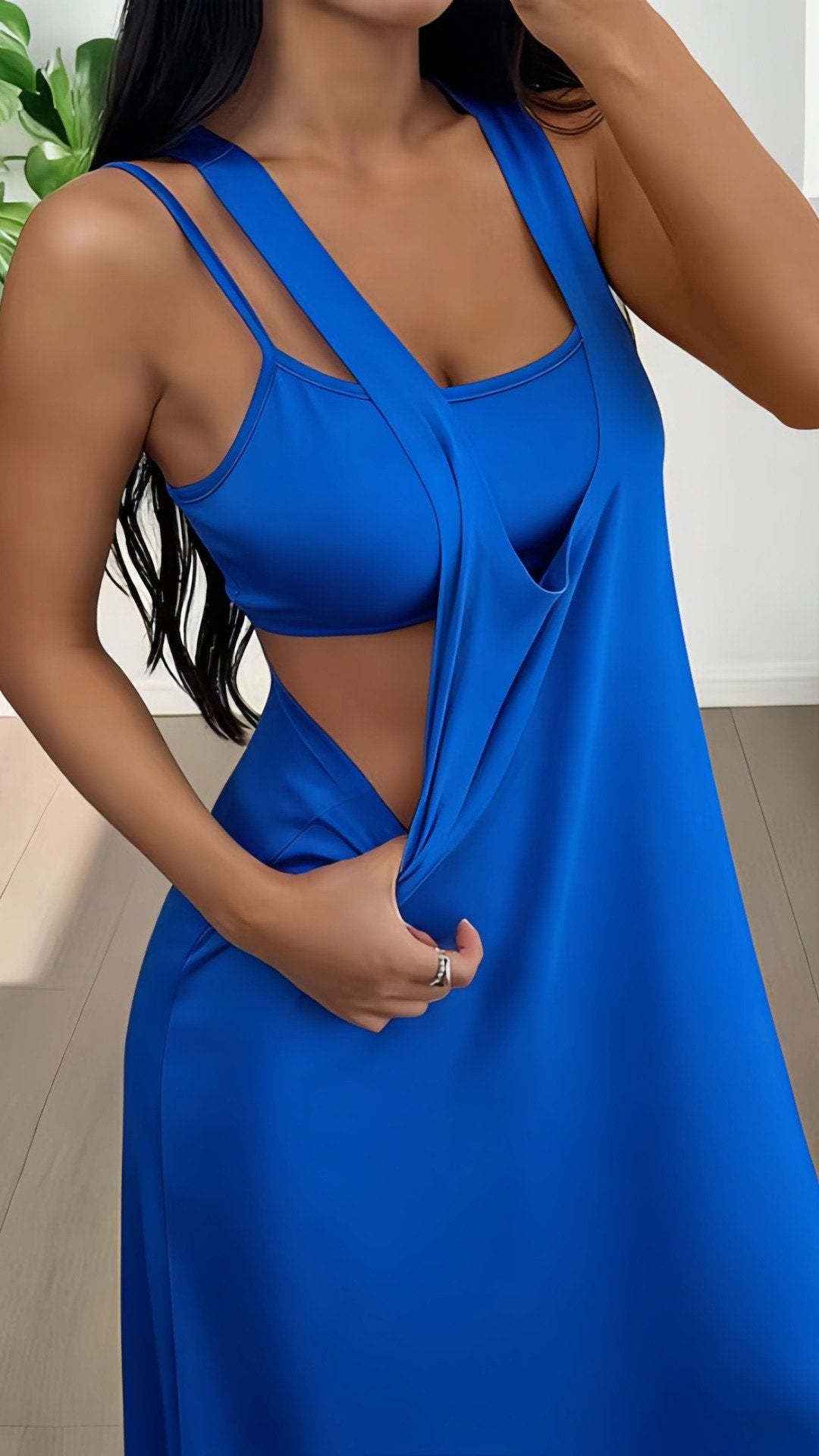 🌿 THE DUO DRESS SET: TANK TOP + CUTOUT MAXI — YOUR NEW FAVOURITE TWO‐PIECE FOR SUMMER 🌿
