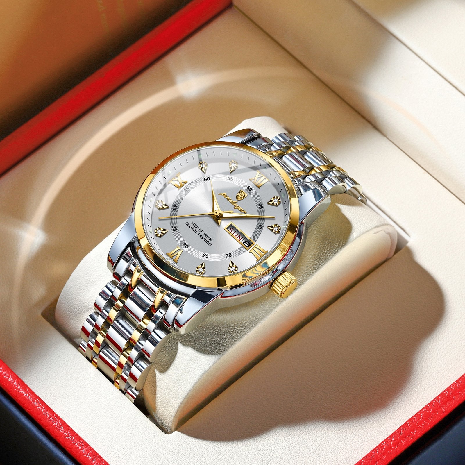 Men's casual business quartz watch