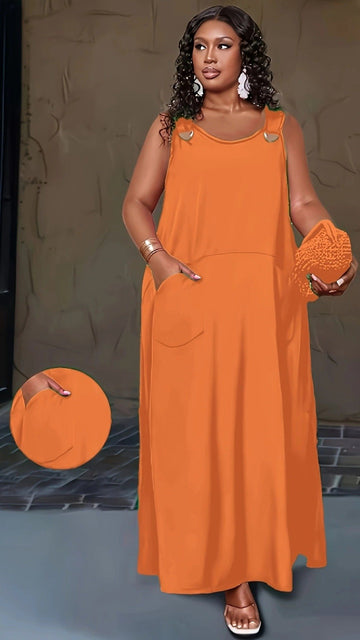 🌿 THE EVERYDAY POCKET DRESS: LOOSE, PLAIN, PERFECT — NOW WITH POCKETS! 🌿
