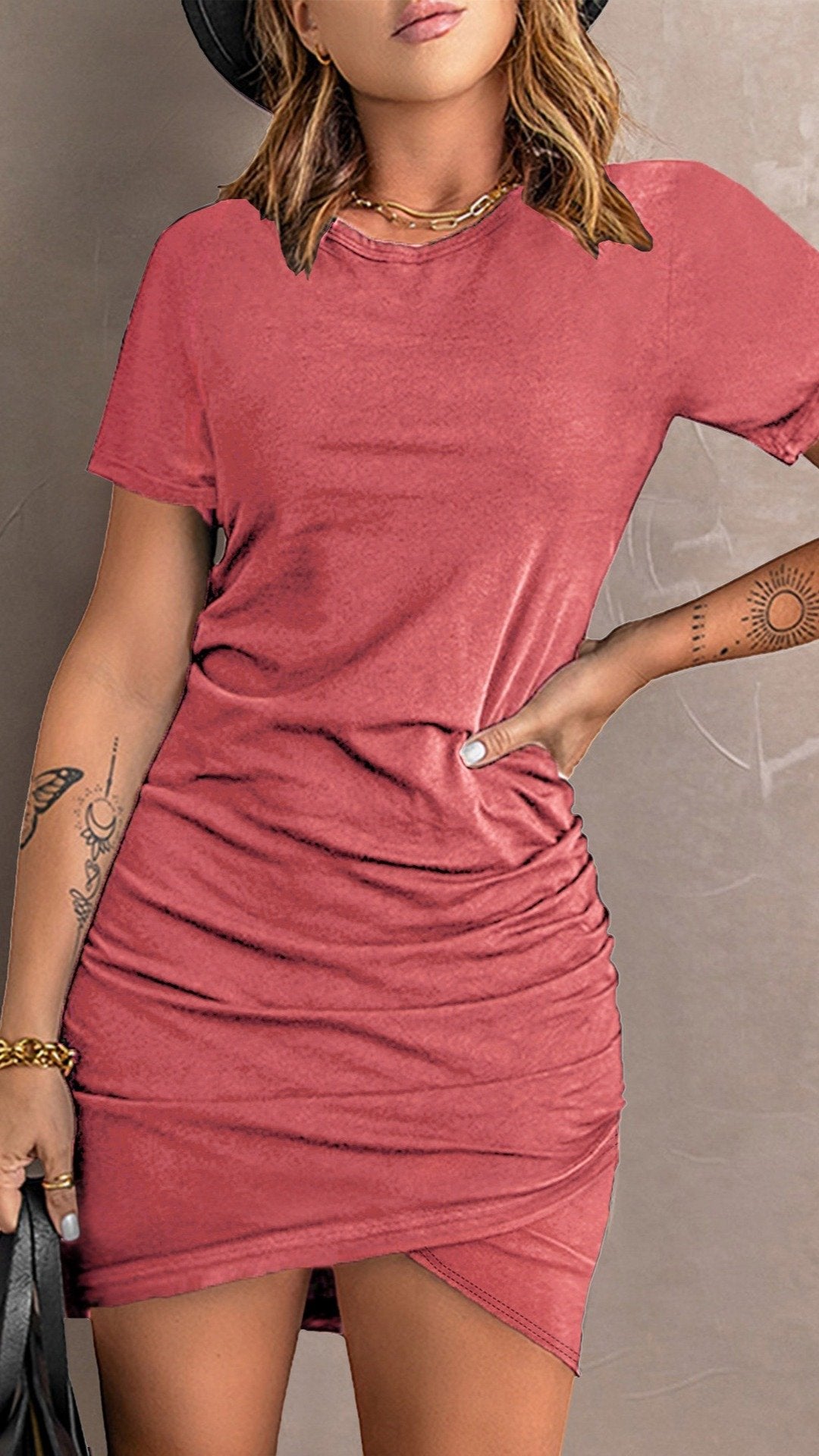 🎀 THE RUCHED WRAP DRESS: SHORT, BODYCON, STRETCHY — YOUR NEW SUMMER CONFIDENCE DRESS 🎀
