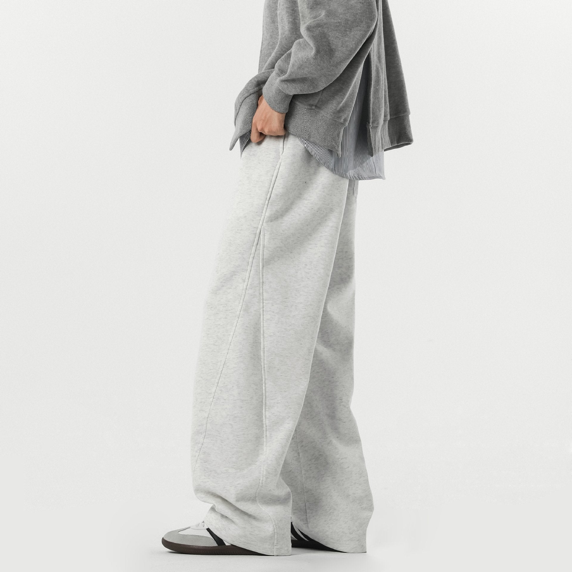 The Apex Patchwork Trouser: High-Street Curved Design & Wide-Leg Silhouette