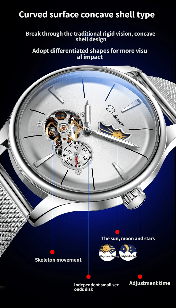 Fully Automatic Mechanical Men's Business Watch