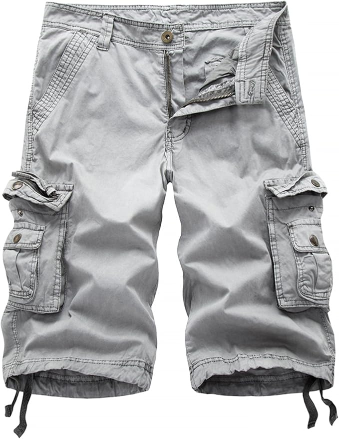 Men's Cargo Shorts | Relaxed Fit, Multi-Pocket, 100% Cotton, Outdoor Casual---Buy 2 Get 15% Off & Free Shipping!