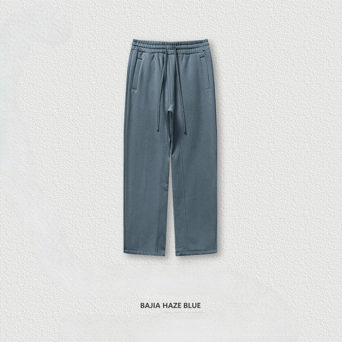 🔥 Unisex 600GSM Fleece Sweatpants 🧵 – Straight-Leg & Cuffed Retro Baggy Joggers 👖 | Warm Streetwear for Spring, Autumn & Winter ❄️