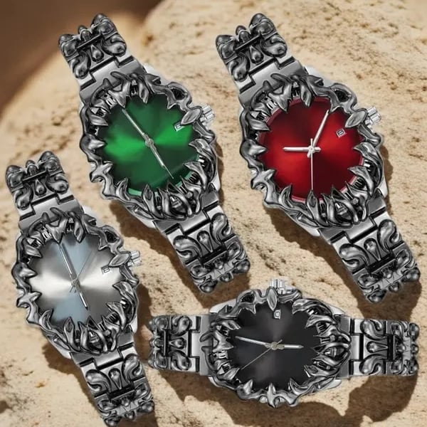 Men's Quartz Watch, Fashionable Luxury Alloy Watch, Calendar, Luminous