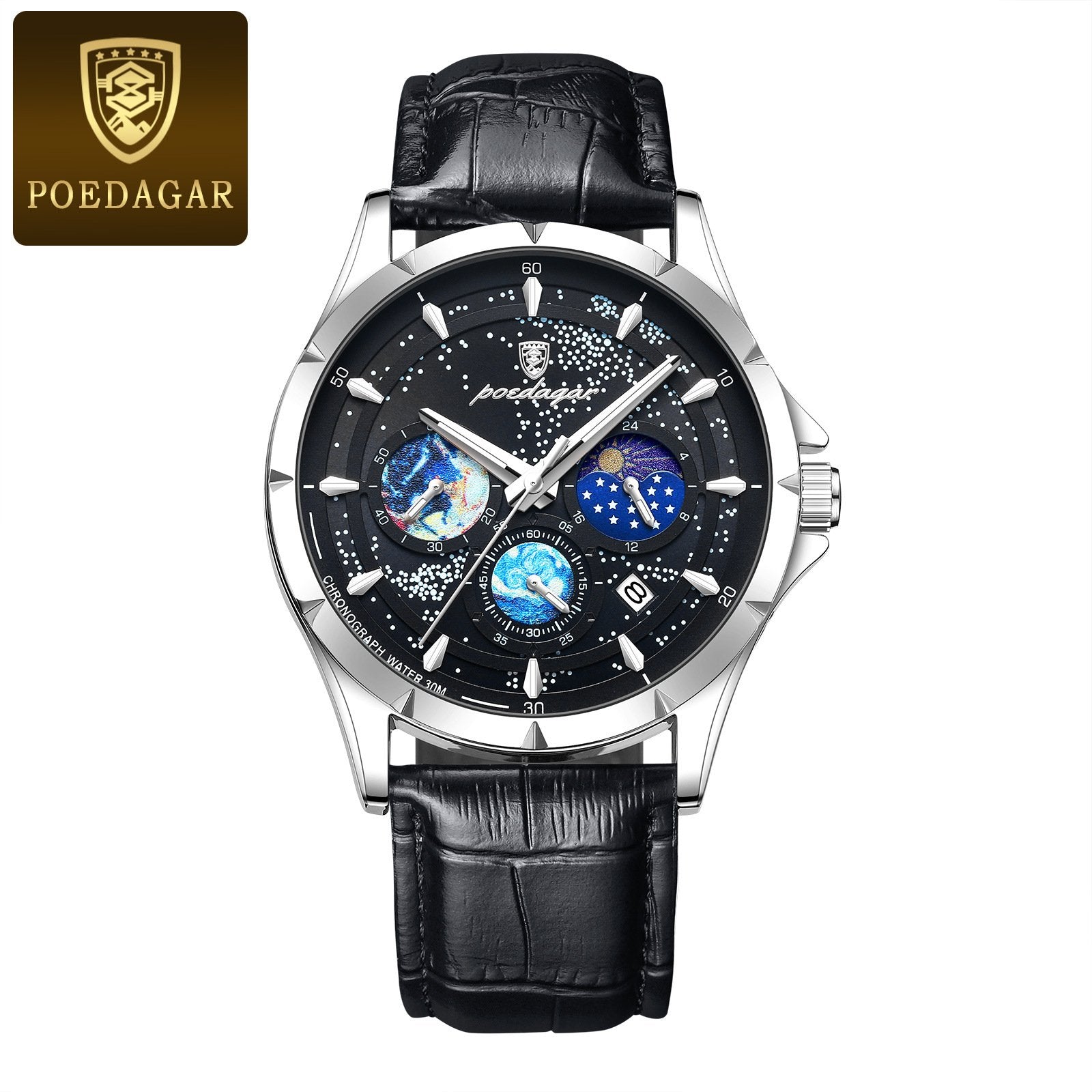Starry Night Luminous Multifunctional Men's Quartz Watch