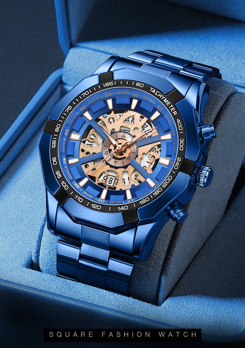 Water-Resistant Luminous Business Mechanical Men's Watch