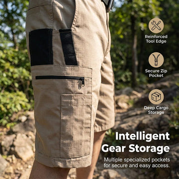Men's Multi-Pocket Tactical Cargo Shorts – Durable Fabric, Ample Storage & Perfect for Outdoor & Daily Wear