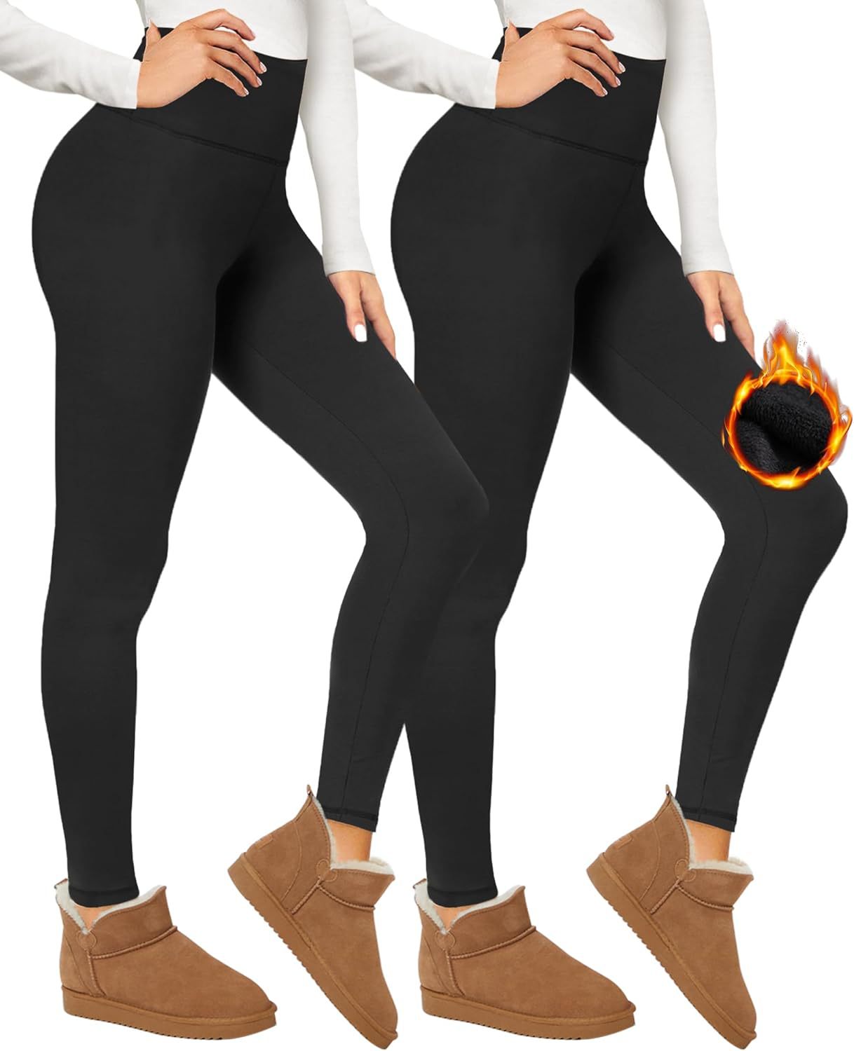 High-Elasticity Slim Fit Warm Leggings for Women