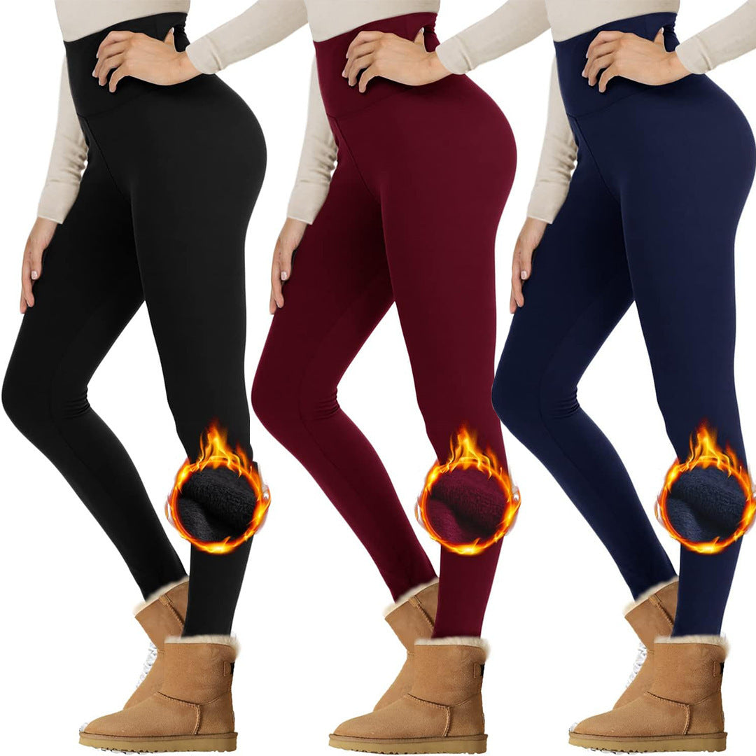 High-Elasticity Slim Fit Warm Leggings for Women
