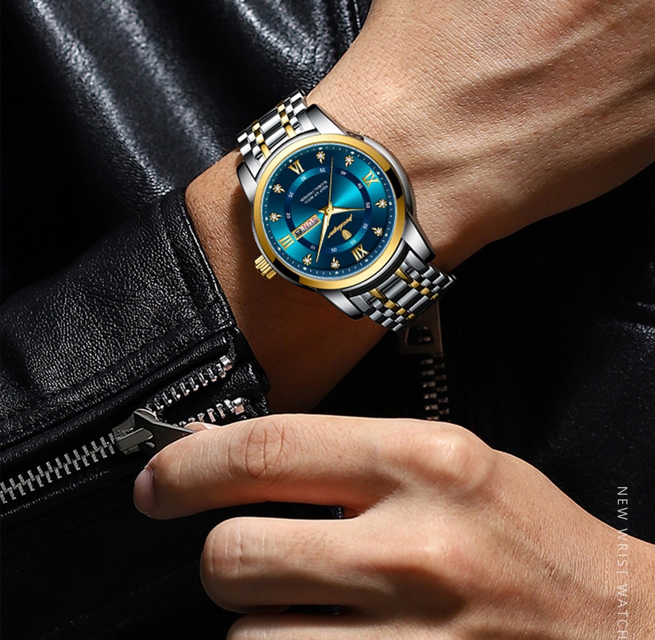 Men's casual business quartz watch