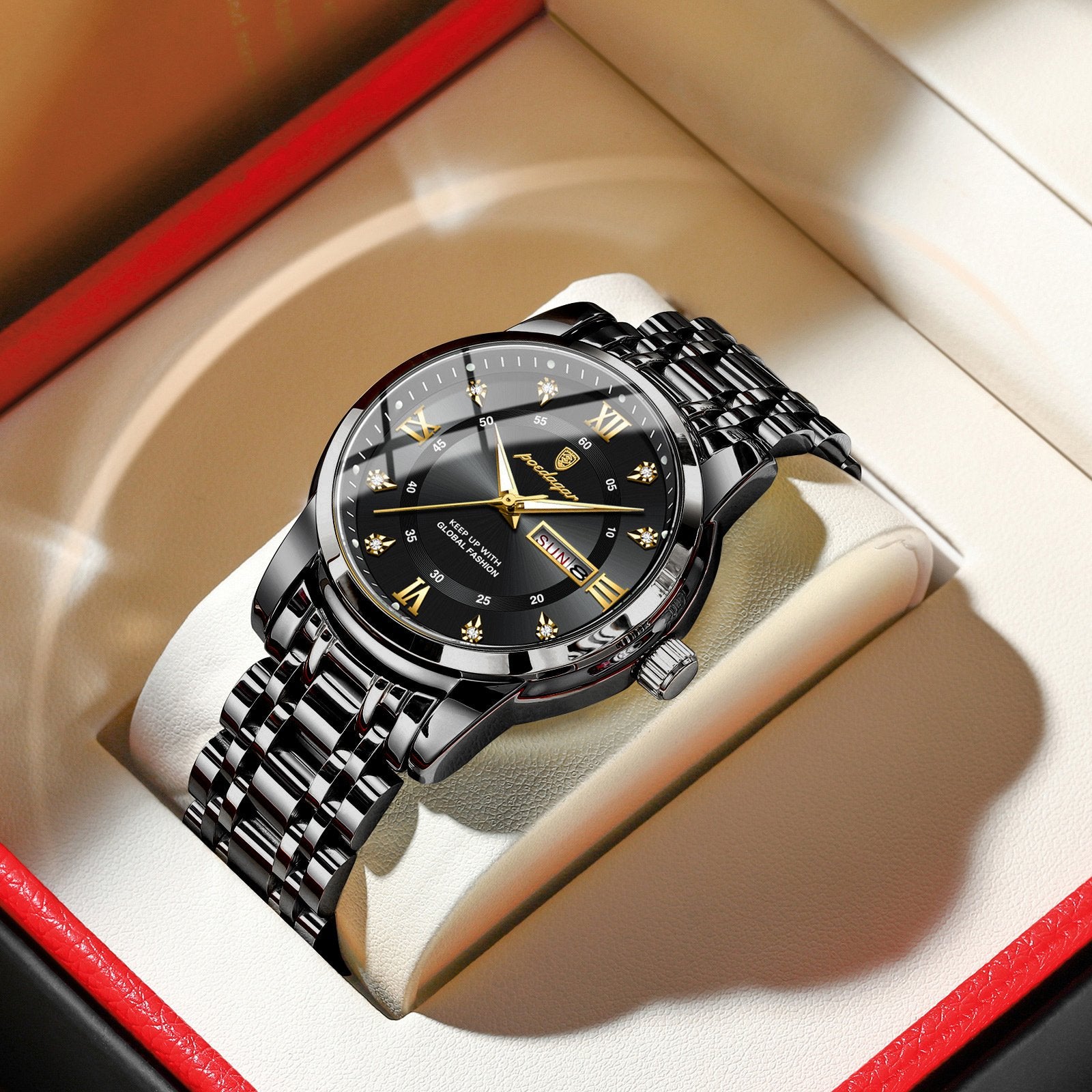 Men's casual business quartz watch