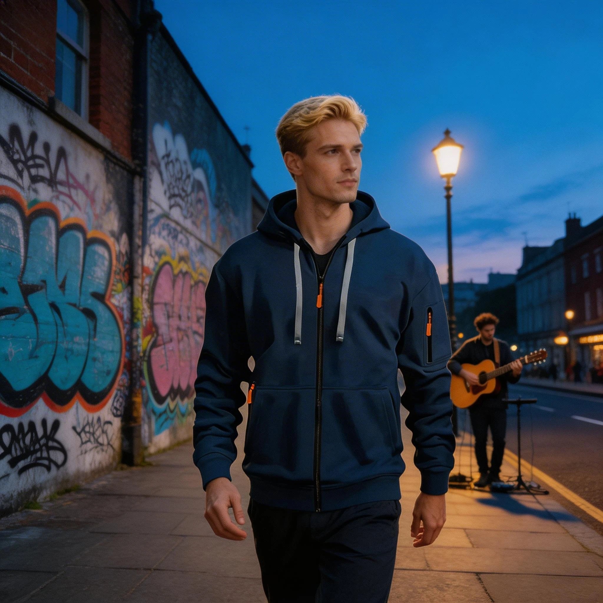 Luxury Casual Urban Hoodie - Precision Tailored for Men