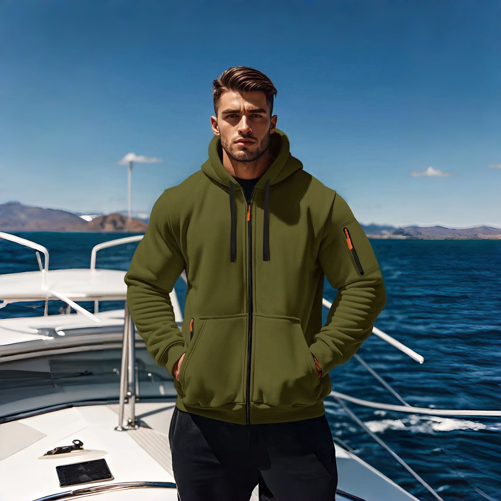 Luxury Casual Urban Hoodie - Precision Tailored for Men
