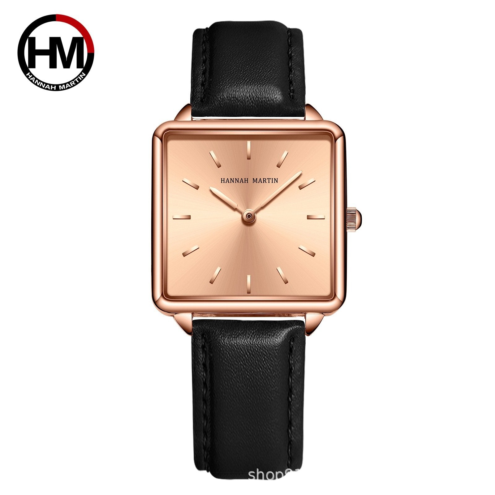 Vintage-style square-faced women's quartz watch with a steel bracelet and Japanese movement