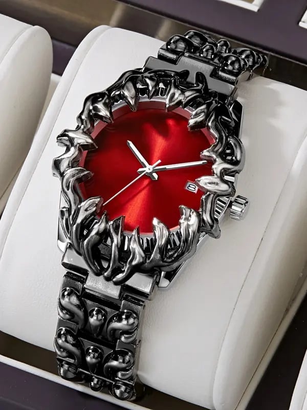 Men's Quartz Watch, Fashionable Luxury Alloy Watch, Calendar, Luminous