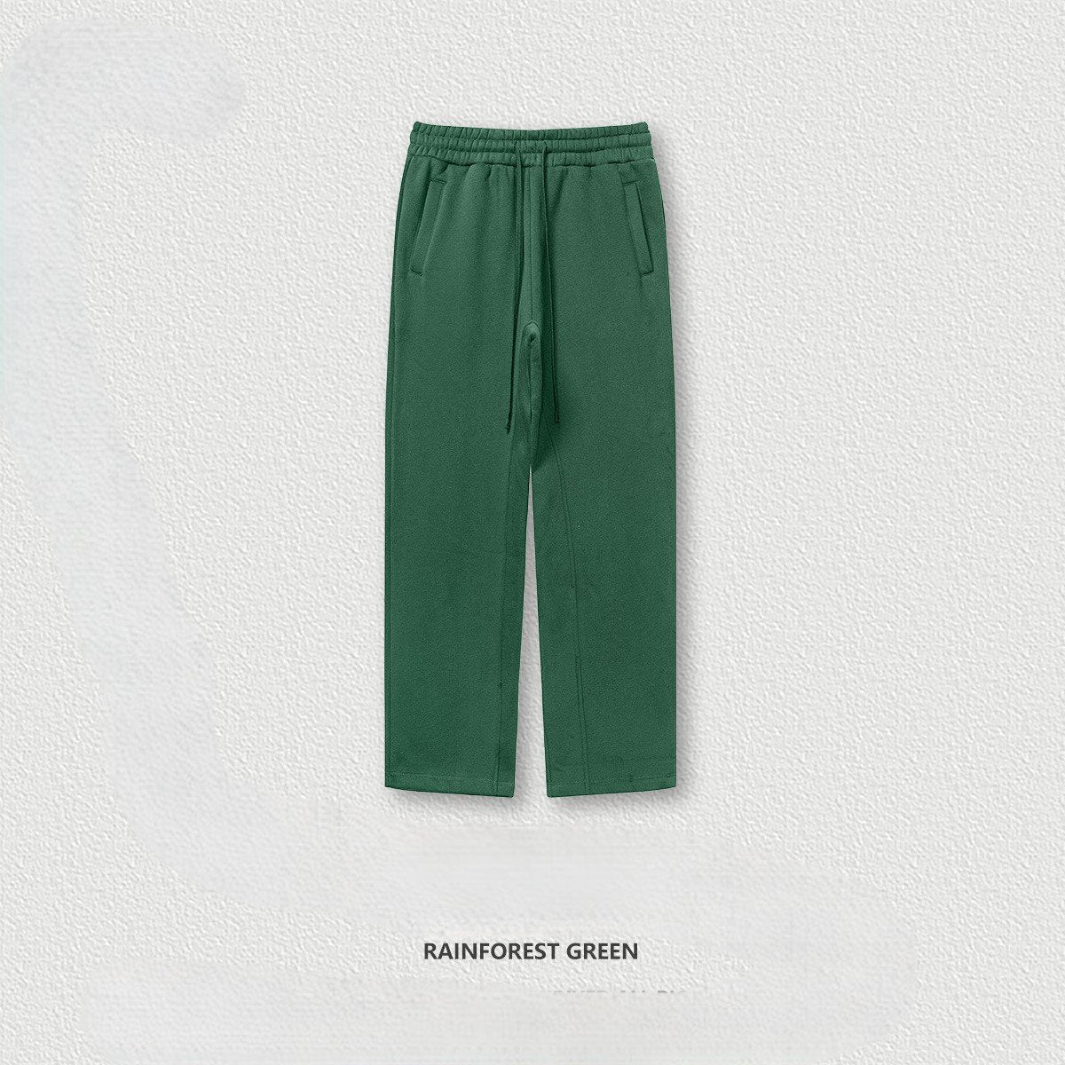 🔥 Unisex 600GSM Fleece Sweatpants 🧵 – Straight-Leg & Cuffed Retro Baggy Joggers 👖 | Warm Streetwear for Spring, Autumn & Winter ❄️