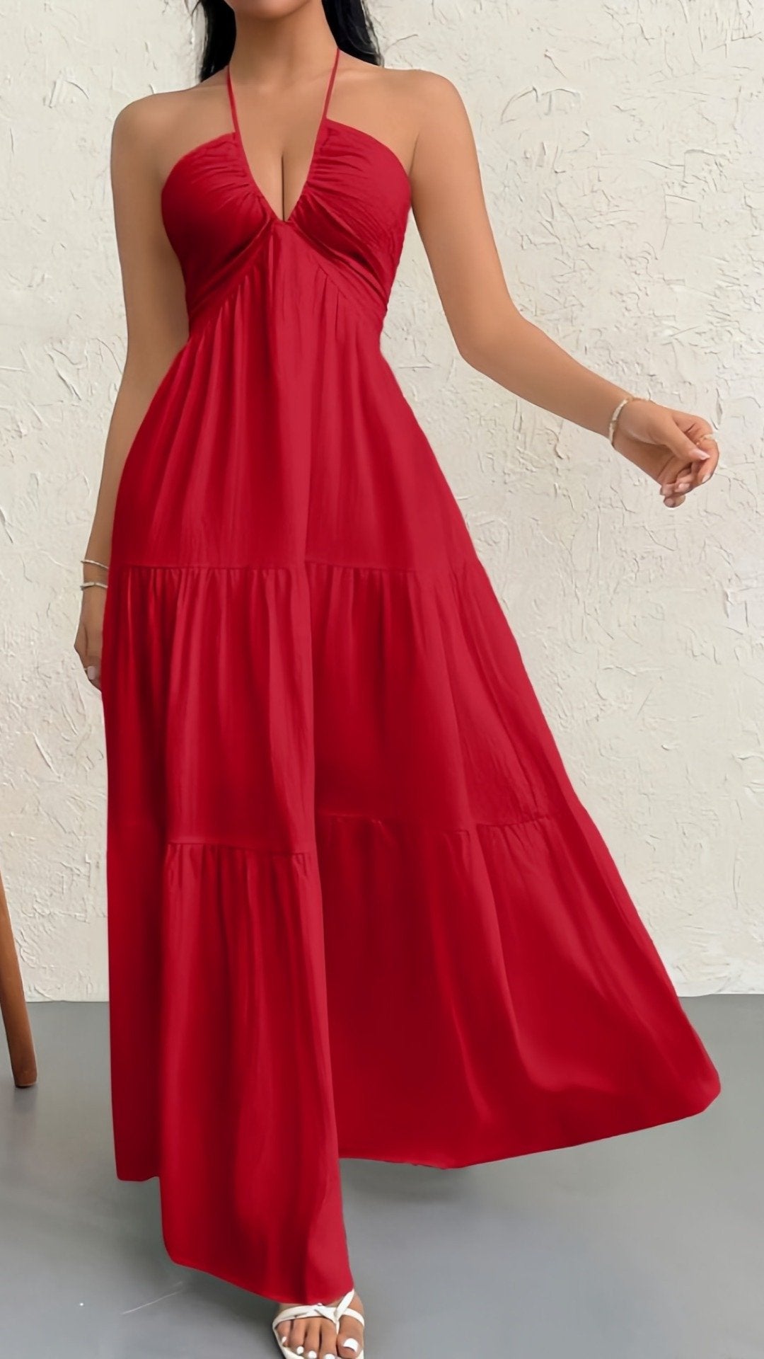 🎀 THE BACKLESS BINDING DRESS: PLAIN FRONT, WILD BACK — YOUR VACATION SECRET WEAPON 🎀