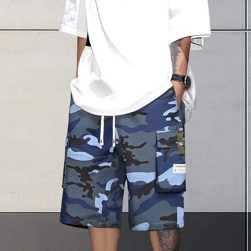Men's Lightweight Camo Cargo Shorts