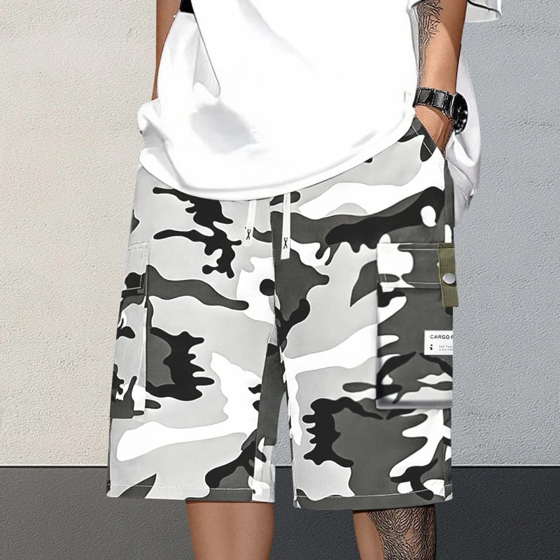 Men's Lightweight Camo Cargo Shorts
